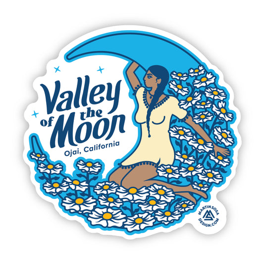 Valley of the Moon Sticker