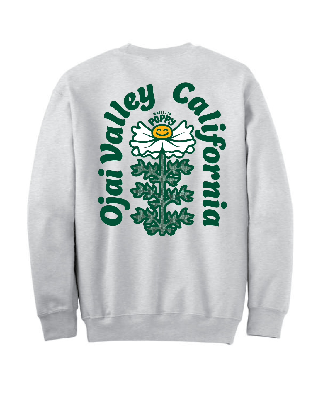 Matilija Poppy Crewneck