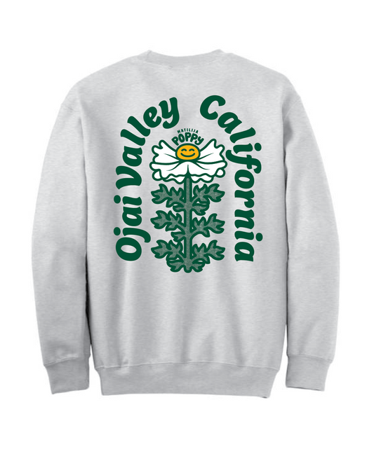 Matilija Poppy Crewneck