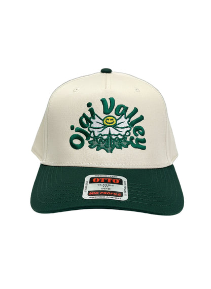 Matilija poppy snapback hat