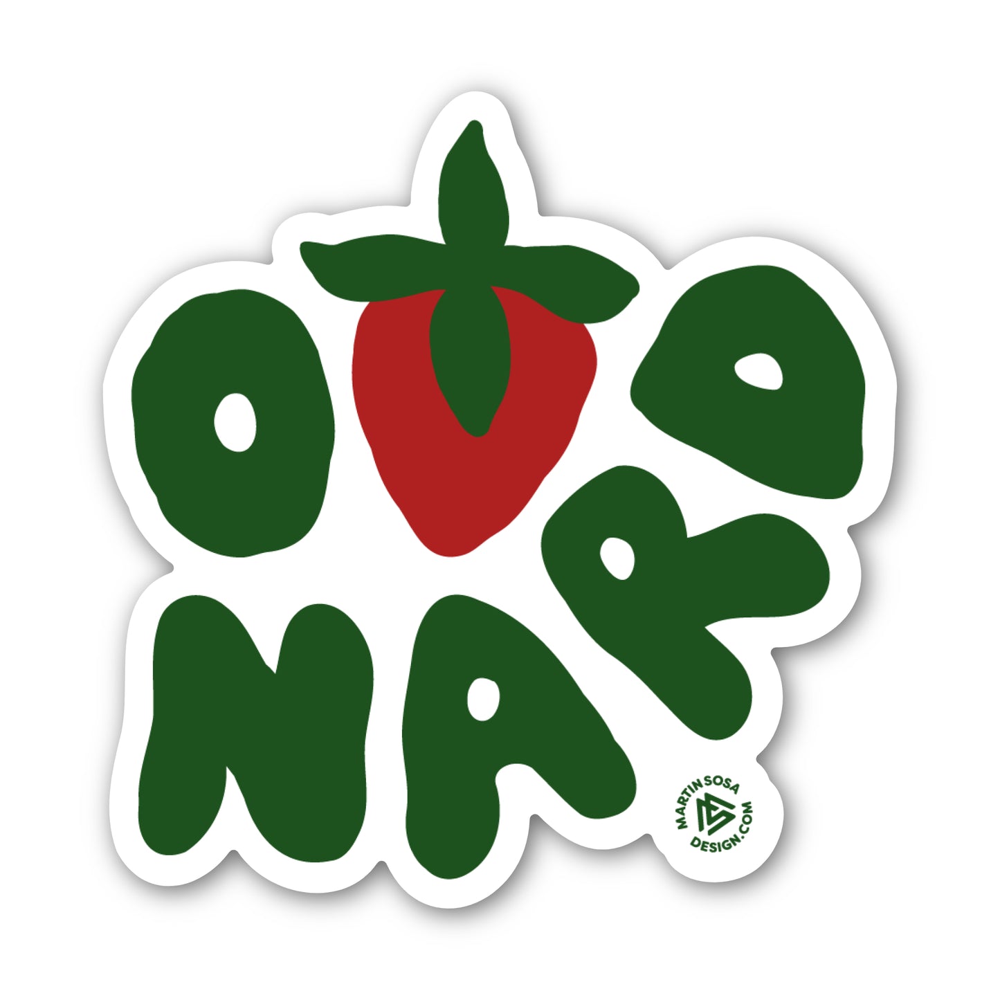 Oxnard Strawberry Sticker